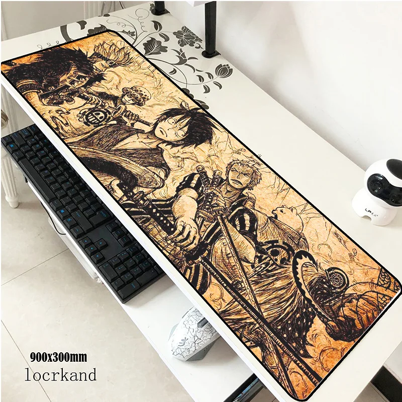 One Piece mouse pads 900x300x3mm pad to mouse Usopp notbook computer mousepad gaming padmouse gamer keyboard mouse mats
One Piece mouse pads 900x300x3mm pad to mouse Usopp notbook computer mousepad gaming padmouse gamer keyboard mouse mats