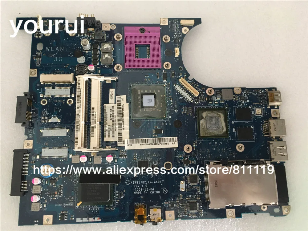 Материнская плата yourui KIWB1 B2 для ноутбука Lenovo Ideapad Y550 Y550A, материнская плата GT 130M, 512 МБ, Бесплатная работа с процессором
Материнская плата yourui KIWB1 B2 для ноутбука Lenovo Ideapad Y550 Y550A, материнская плата GT 130M, 512 МБ, Бесплатная работа с процессором