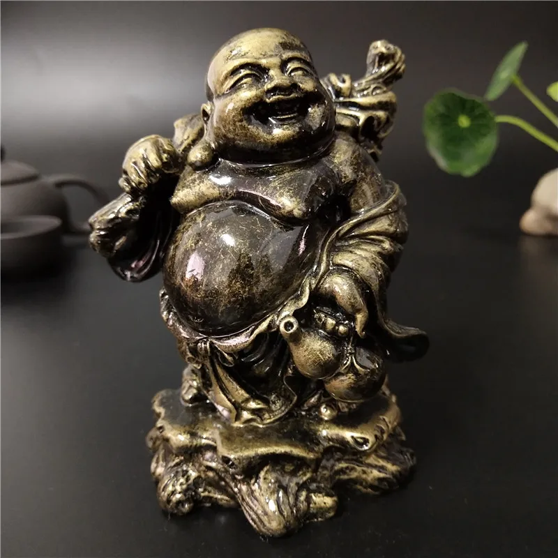 Laughing Buddha Statue Carved Bronze Resin Maitreya Buddha Sculpture Figurines Fengshui Home Décor Garden Decoration Statues
Laughing Buddha Statue Carved Bronze Resin Maitreya Buddha Sculpture Figurines Fengshui Home Décor Garden Decoration Statues