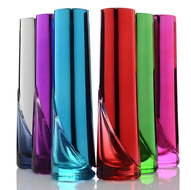 Wholesale 12ML mini colorful glass perfume spray bottles empty glass perfume bottles cosmetic container
Wholesale 12ML mini colorful glass perfume spray bottles empty glass perfume bottles cosmetic container
