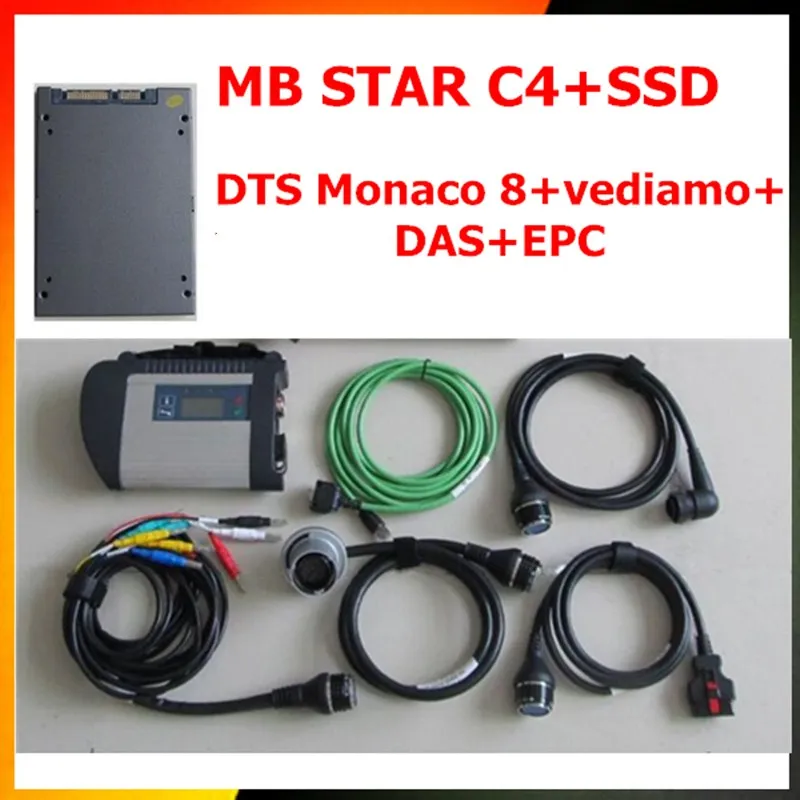 2019 07 mb star c4 с 512G GB SSD win10 64 битная система программного обеспечения DTS Monaco 8 + vediamo wis DAS