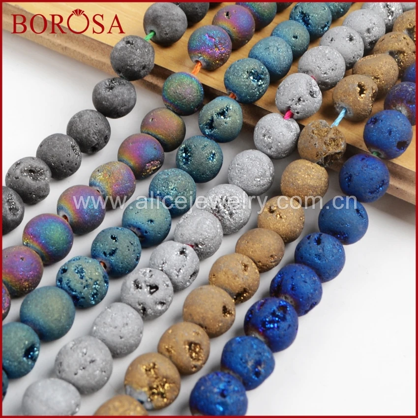 BOROSA Drusy 8 мм круглый Радужный AB Золотой натуральный камень Титан Geode Druzy свободные бусины ювелирные изделия Модные ювелирные изделия LS005
BOROSA Drusy 8 мм круглый Радужный AB Золотой натуральный камень Титан Geode Druzy свободные бусины ювелирные изделия Модные ювелирные изделия LS005