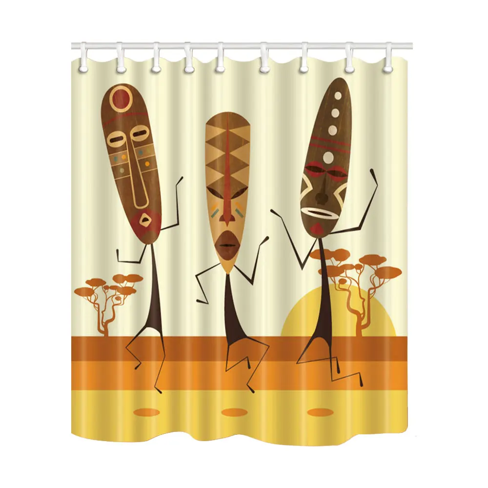 High Quality Bathroom Curtains African Woman Shower Curtains Polyester Fabric Waterproof and Mildew Proof with 12 Plastic Hooks
High Quality Bathroom Curtains African Woman Shower Curtains Polyester Fabric Waterproof and Mildew Proof with 12 Plastic Hooks