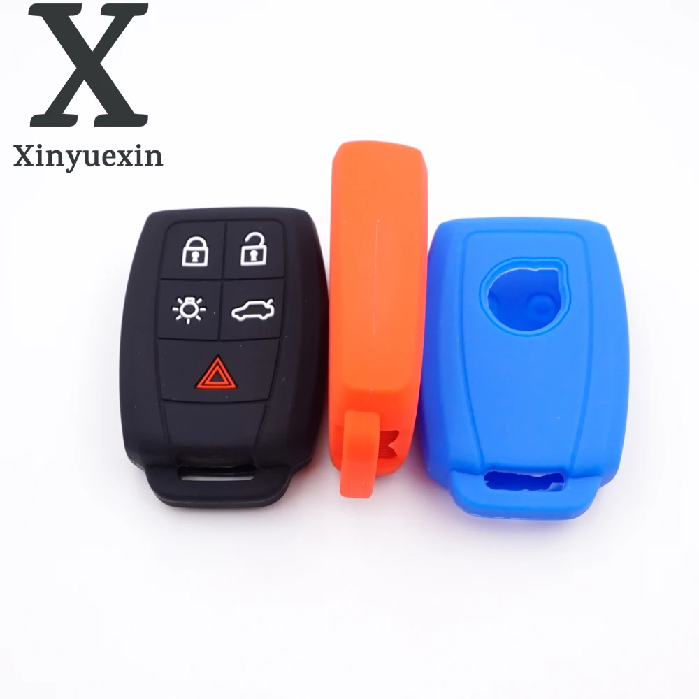 Xinyuexin Replacement Remote Silicone Car Key Shell Case Fob for Volvo XC90 C70 S60 D5 V50 S40 C30 No Logo 5 Button
Xinyuexin Replacement Remote Silicone Car Key Shell Case Fob for Volvo XC90 C70 S60 D5 V50 S40 C30 No Logo 5 Button
