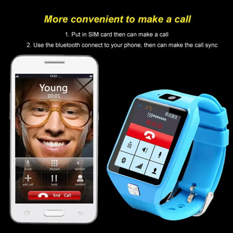 Touch Screen SIM Kids Smart Watch Phone 1.54 Inch Sedentary Reminder Children Wristband Anti-loss Smartwatch PK Q90 Q528
Touch Screen SIM Kids Smart Watch Phone 1.54 Inch Sedentary Reminder Children Wristband Anti-loss Smartwatch PK Q90 Q528