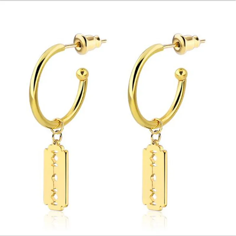 2019 Creative Punk Gold Color Stud Earrings Women Stainless Steel high quality Stud Earrings Fashion Jewelry Wholesale
2019 Creative Punk Gold Color Stud Earrings Women Stainless Steel high quality Stud Earrings Fashion Jewelry Wholesale