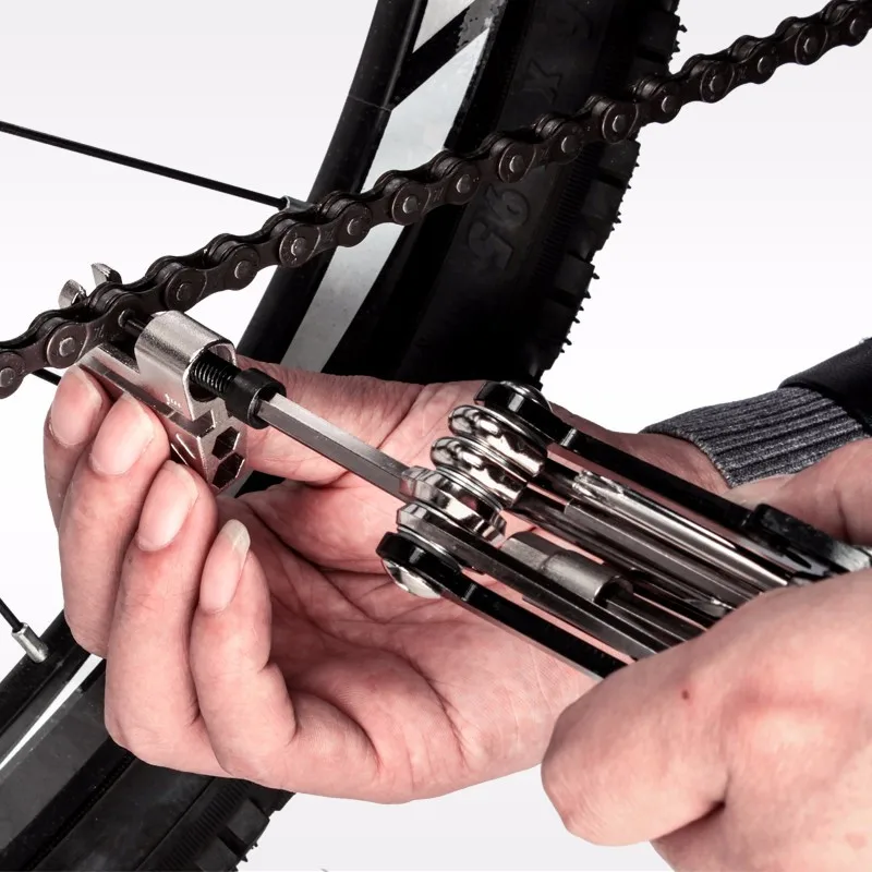 SAHOO 15 in 1 Multi-function Bike Bicycle Chain Rivet Extractor Cycling Repair Tools Kit 100% Brand New
SAHOO 15 in 1 Multi-function Bike Bicycle Chain Rivet Extractor Cycling Repair Tools Kit 100% Brand New