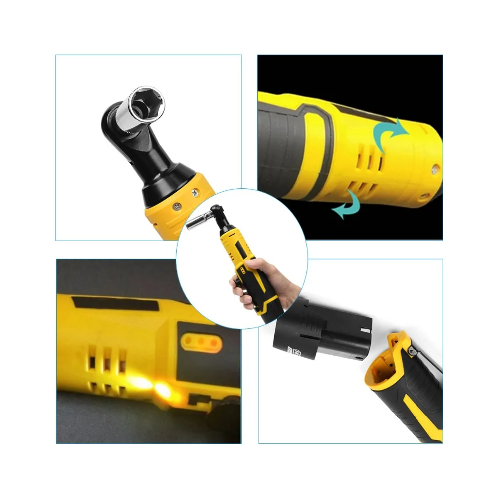12V Electric Ratchet Wrench Kit 3/8 Cordless Ratchet Wrench Rechargeable Scaffolding 35NM Torque 0-300 rpm ratchet
12V Electric Ratchet Wrench Kit 3/8 Cordless Ratchet Wrench Rechargeable Scaffolding 35NM Torque 0-300 rpm ratchet