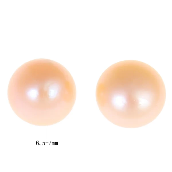 Half Drilled Cultured Freshwater Pearl Beads,Elegant, Dome, half-drilled, more colors for choice, Grade AA, 6.5-7mm 52Pairs/Bag
Half Drilled Cultured Freshwater Pearl Beads,Elegant, Dome, half-drilled, more colors for choice, Grade AA, 6.5-7mm 52Pairs/Bag