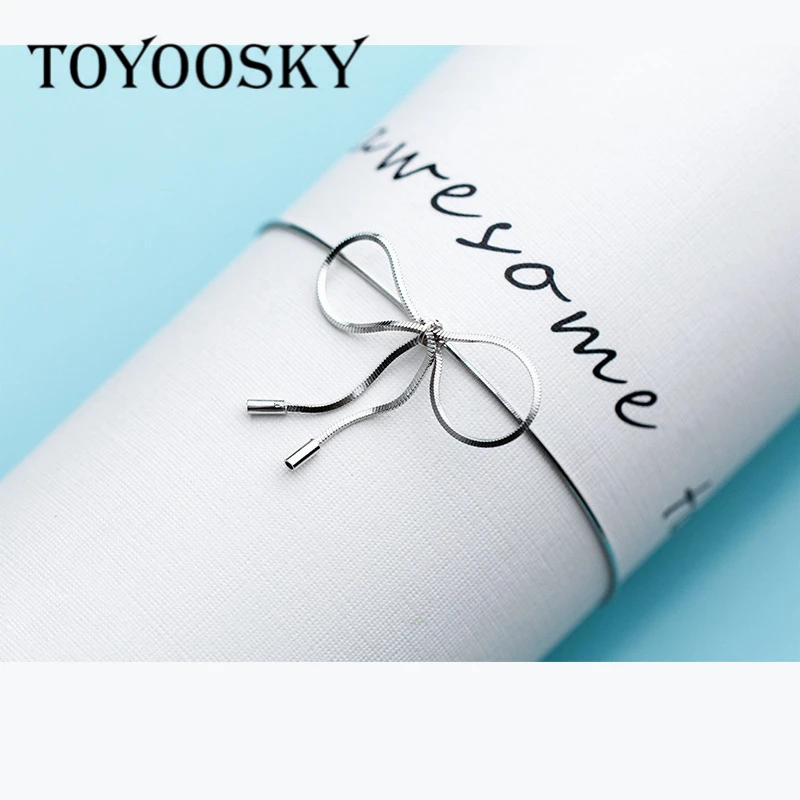 Newest Women Butterfly Bow Shape Bracelet 925 Sterling Silver Elegant Bowknot Chain for Party S925 Contracted Jewelry
Newest Women Butterfly Bow Shape Bracelet 925 Sterling Silver Elegant Bowknot Chain for Party S925 Contracted Jewelry