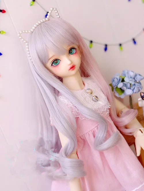Doll wigs silver gray and pink mixed color long wigs available for 1/6 1/4 1/3 BJD SD DD MDD doll accessories for dolls
Doll wigs silver gray and pink mixed color long wigs available for 1/6 1/4 1/3 BJD SD DD MDD doll accessories for dolls