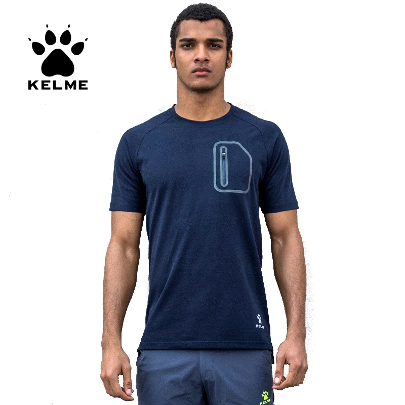 KELME Men Leisure Running T-Shirts 100% Cotton Summer Sports Short Sleeve Breathable Soft Male T-Shirts KMC161028
KELME Men Leisure Running T-Shirts 100% Cotton Summer Sports Short Sleeve Breathable Soft Male T-Shirts KMC161028