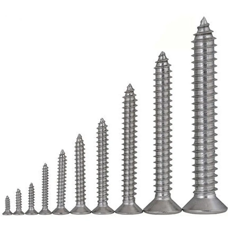 30pcs M3 Countersunk head tapping Phillips screws 304 stainless steel Flat heads screw 6mm-50mm Length
30pcs M3 Countersunk head tapping Phillips screws 304 stainless steel Flat heads screw 6mm-50mm Length