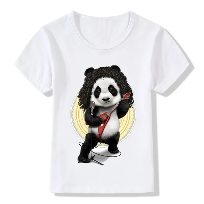 2019 Children Cool Rocker Panda Print Funny T-shirt Boys and Girls Summer Casual T shirt Kids Tops Baby Clothes,ooo2033
2019 Children Cool Rocker Panda Print Funny T-shirt Boys and Girls Summer Casual T shirt Kids Tops Baby Clothes,ooo2033
