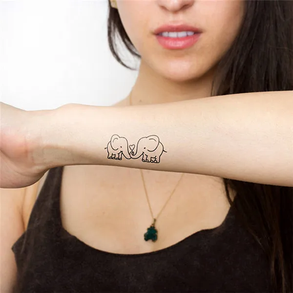 Waterproof Temporary Tattoo Sticker double elephant lovely animal tatto stickers flash tatoo fake tattoos for girl women
Waterproof Temporary Tattoo Sticker double elephant lovely animal tatto stickers flash tatoo fake tattoos for girl women