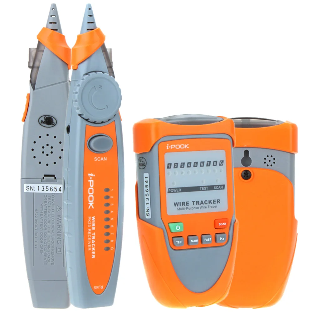 Original i-POOK PK65H Multi-purpose Wire Tracker Cable Tester w/ Adjustable Sensitivity
Original i-POOK PK65H Multi-purpose Wire Tracker Cable Tester w/ Adjustable Sensitivity