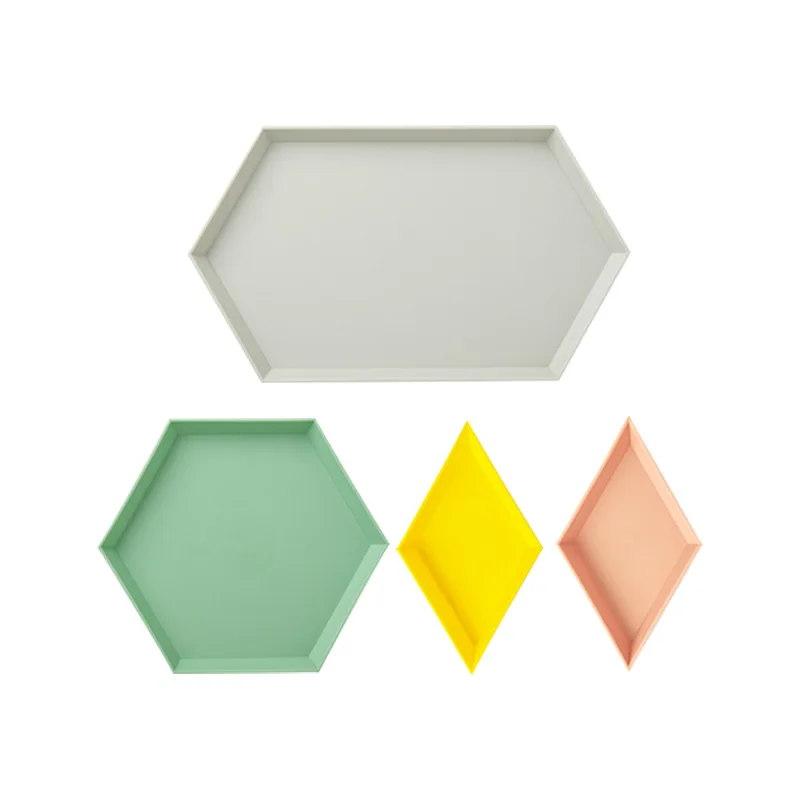 4 Pcs/set Nordic Color Geometric Storage Tray Fruit Plastic Desktop Combination Storage Plate Home Decorative Plate Removable
4 Pcs/set Nordic Color Geometric Storage Tray Fruit Plastic Desktop Combination Storage Plate Home Decorative Plate Removable