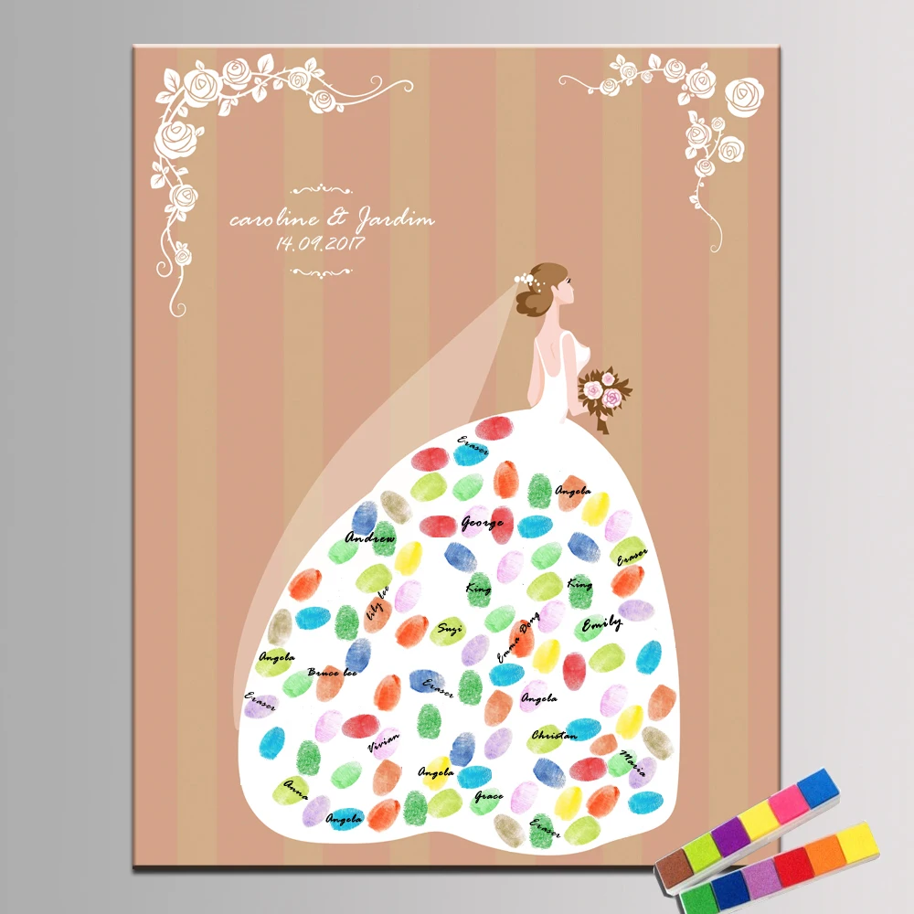 Картина на холсте Свадебная Гостевая книга свадебная фата невесты отпечаток пальца DIY Подпись Гостевая книга для свадебного украшения (1-2 к...
Картина на холсте Свадебная Гостевая книга свадебная фата невесты отпечаток пальца DIY Подпись Гостевая книга для свадебного украшения (1-2 к...