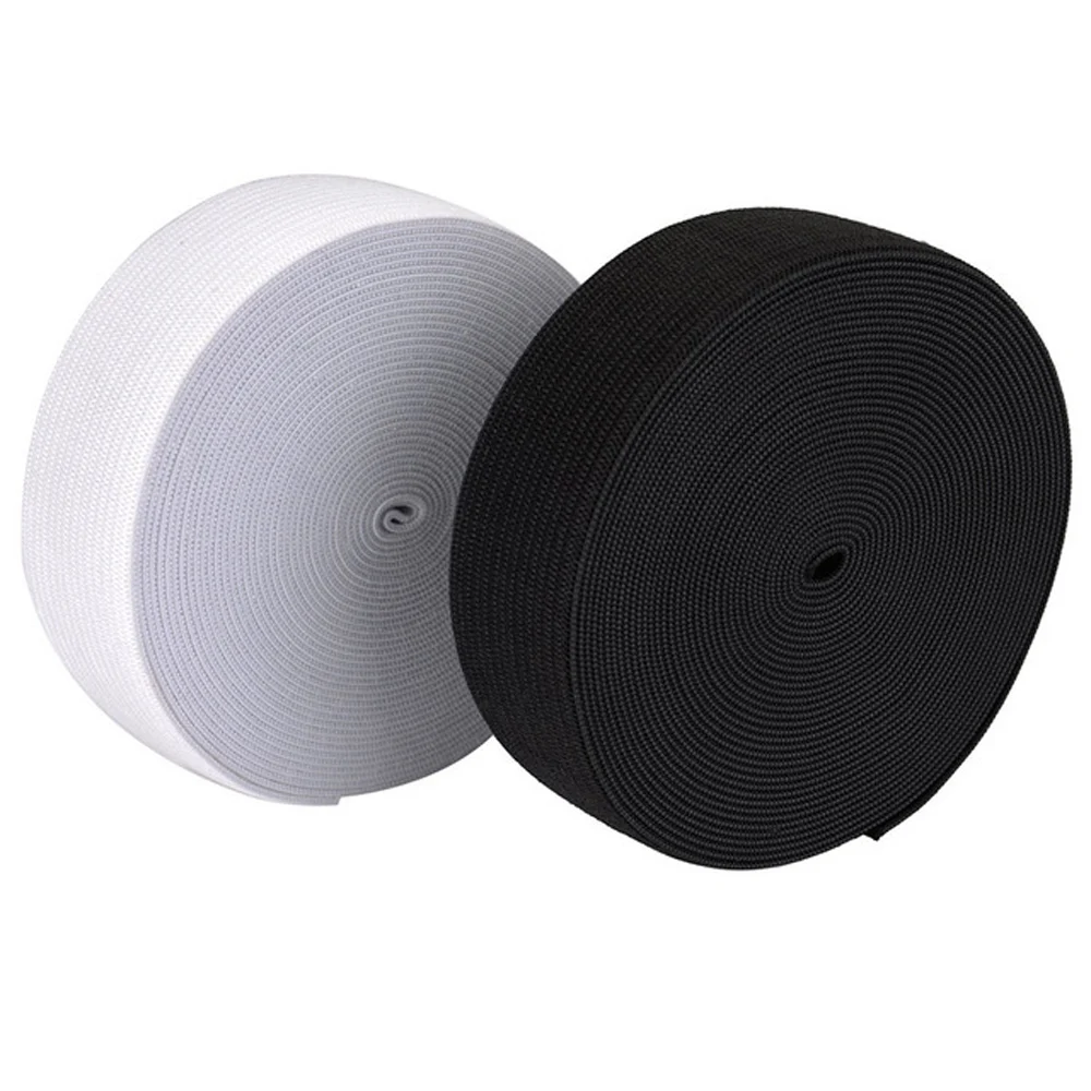 5 Meters White and Black Woven Flat Knitted Elastic 25mm, Craft Sewing Elastic Cord Elastic Band Sewing Stretch Rope
5 Meters White and Black Woven Flat Knitted Elastic 25mm, Craft Sewing Elastic Cord Elastic Band Sewing Stretch Rope