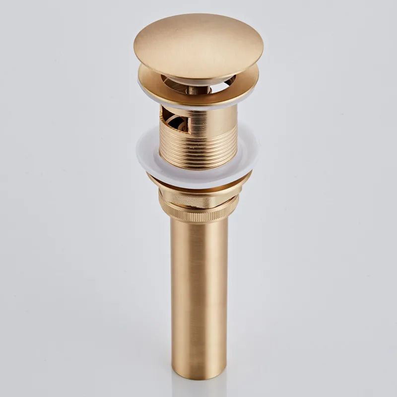 Bathroom Basin Drains Brass Lavatory Sink Push Down Drainer Pop-Up Type Bath Hardware Brushed Gold/Balck Free Shipping
Bathroom Basin Drains Brass Lavatory Sink Push Down Drainer Pop-Up Type Bath Hardware Brushed Gold/Balck Free Shipping