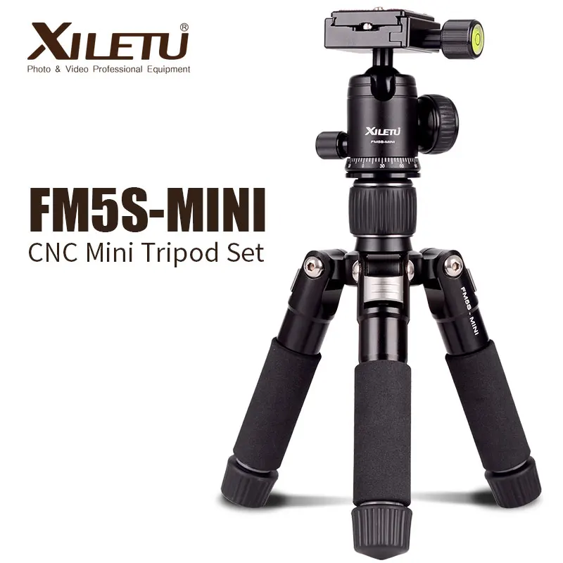Мини-тренога XILETU FM5S-MINI, легкая, алюминиевый штатив, настольная, для путешествий, с шаровой головкой 360 градусов, для цифровой камеры
Мини-тренога XILETU FM5S-MINI, легкая, алюминиевый штатив, настольная, для путешествий, с шаровой головкой 360 градусов, для цифровой камеры