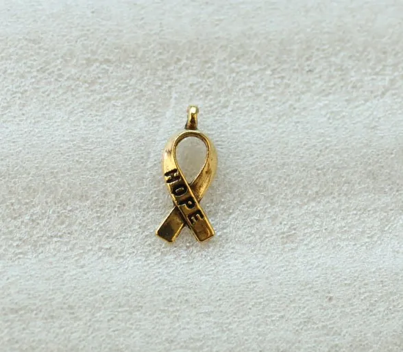 Vintage Gold Cancer Awareness HOPE Ribbon Charms Pendants For Jewelry Making Findings Bracelets Crafts Handmade 200pcs Z1997
Vintage Gold Cancer Awareness HOPE Ribbon Charms Pendants For Jewelry Making Findings Bracelets Crafts Handmade 200pcs Z1997