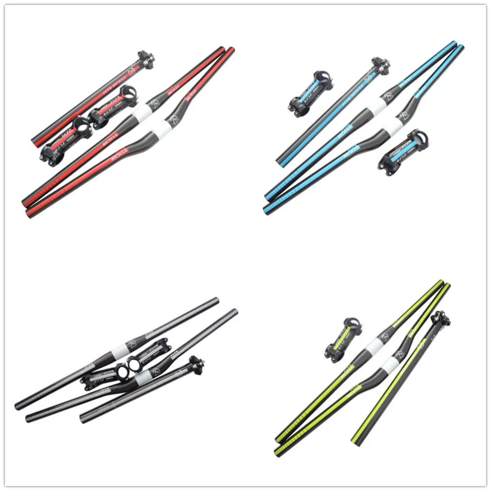 free ship FCFB FW MTB Handlebar set (carbon seatpost +Carboalumination stem+ flat or rise carbon handlebar+ cap+washer )3k set
free ship FCFB FW MTB Handlebar set (carbon seatpost +Carboalumination stem+ flat or rise carbon handlebar+ cap+washer )3k set