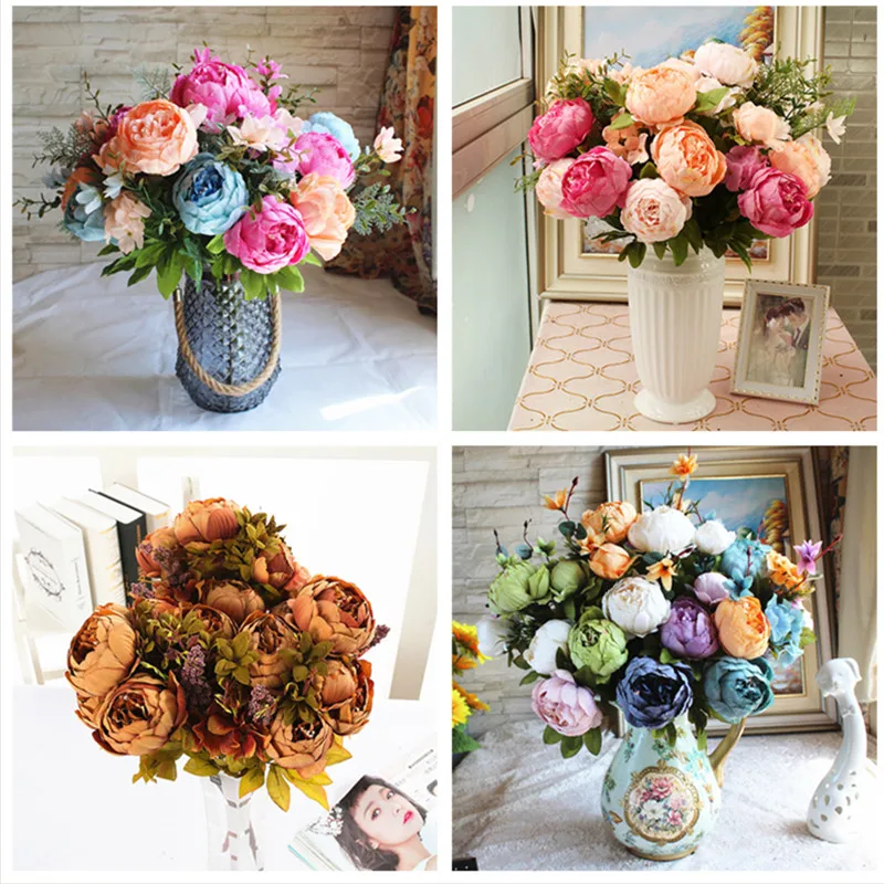 Artificial Silk 1 Bunch French Peony Floral Bouquet Fake Flower Arrange Table Daisy Wedding Flowers Decor Party Accessory Flores
Artificial Silk 1 Bunch French Peony Floral Bouquet Fake Flower Arrange Table Daisy Wedding Flowers Decor Party Accessory Flores