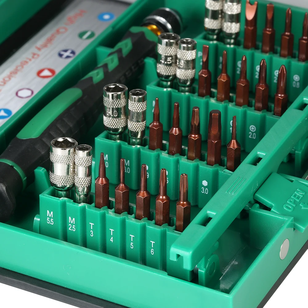 38 in 1 cellphones & telecommunications Screwdriver Set Torx Hex Slotted and Phillips screw driver multitul Tool Repair Tools
38 in 1 cellphones & telecommunications Screwdriver Set Torx Hex Slotted and Phillips screw driver multitul Tool Repair Tools