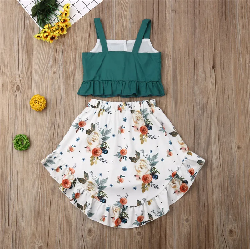 PUDCOCO 2020 New Toddler Kid Baby Girl Sets Ruffle Princess Tops Tee+Floral Skirt 2pcs Sunsuit Floral Summer Outfits 1-5T
PUDCOCO 2020 New Toddler Kid Baby Girl Sets Ruffle Princess Tops Tee+Floral Skirt 2pcs Sunsuit Floral Summer Outfits 1-5T