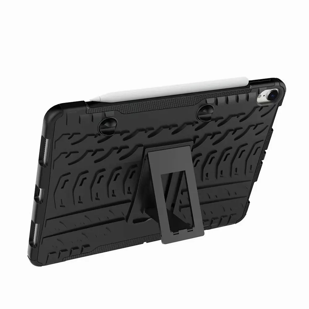 Heavy Duty PC+Silicon Protective Kickstand Shock-Absorption/High Impact Resistant Armor Case for iPad Pro 11"(2018 Release)
Heavy Duty PC+Silicon Protective Kickstand Shock-Absorption/High Impact Resistant Armor Case for iPad Pro 11"(2018 Release)