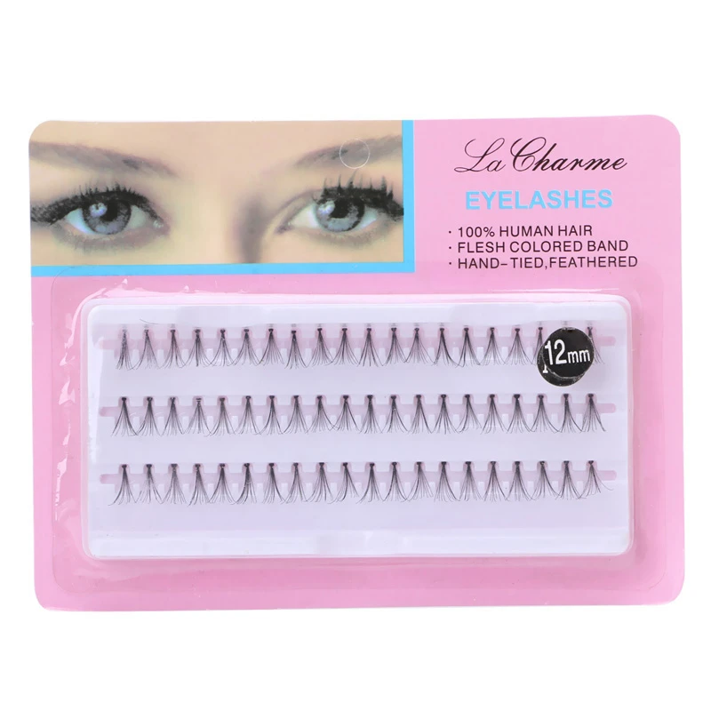 60pcs Makeup Individual Black False Eyelash Extension Cluster Set C curl 0.15mm Plastic 8/10/12mm False Eye Lashes Women Fashion
60pcs Makeup Individual Black False Eyelash Extension Cluster Set C curl 0.15mm Plastic 8/10/12mm False Eye Lashes Women Fashion