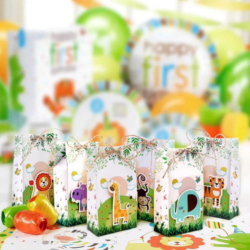 OurWarm 12Pcs Animals Party Paper Candy Gift Box Burlap Dessert Bag Gifts For Guests Kids Jungle Party Favor Birthday Decoration
OurWarm 12Pcs Animals Party Paper Candy Gift Box Burlap Dessert Bag Gifts For Guests Kids Jungle Party Favor Birthday Decoration