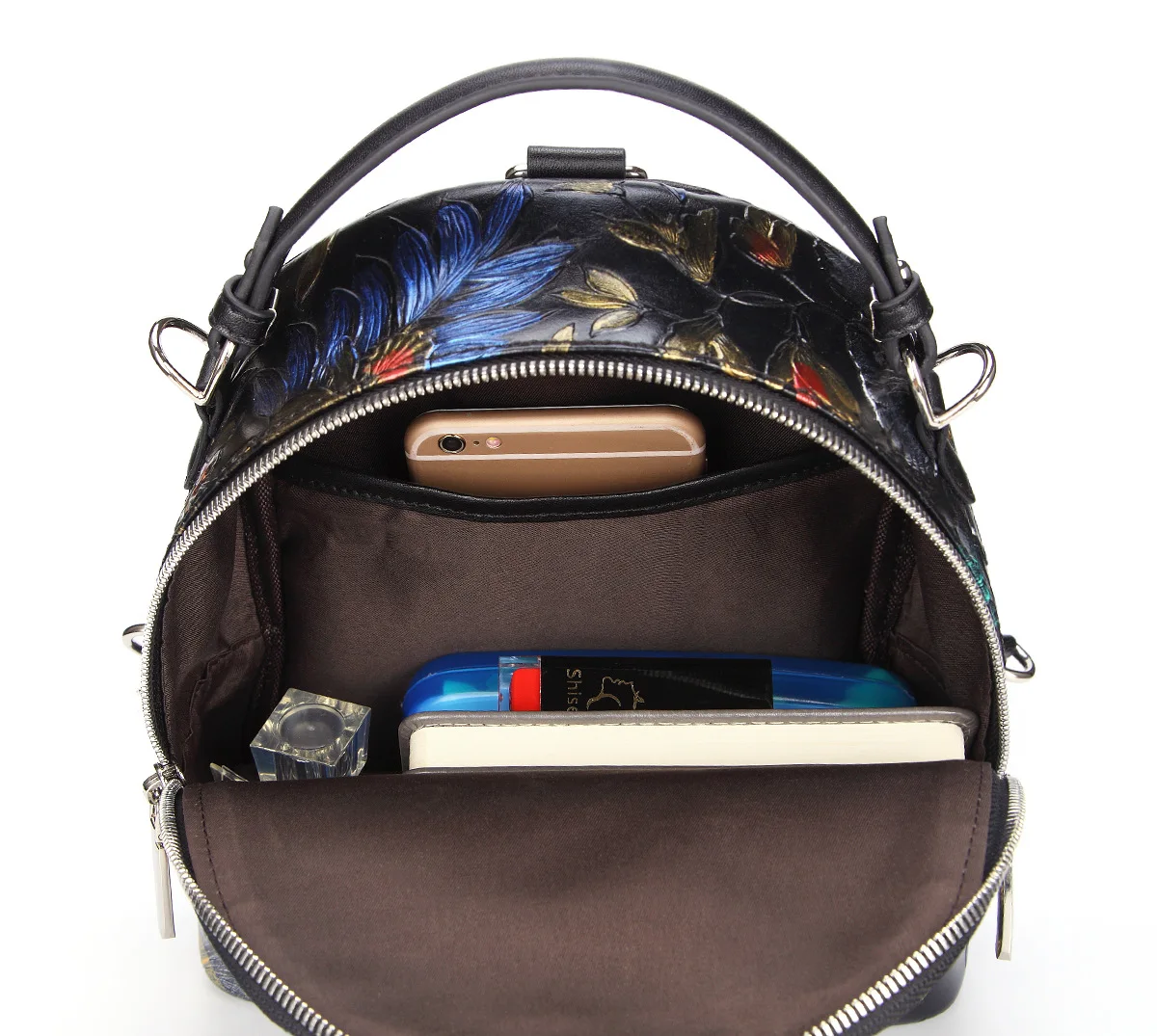 Women Genuine Leather Backpack Rucksack Travel Bag Natural Skin Casual Single Shoulder Bags Embossed School Daypack Knapsack
Women Genuine Leather Backpack Rucksack Travel Bag Natural Skin Casual Single Shoulder Bags Embossed School Daypack Knapsack