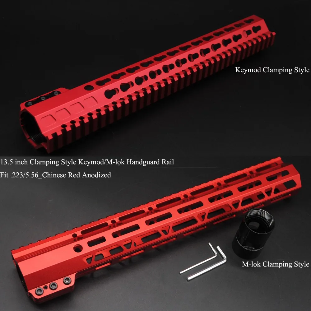 TriRock 13,5 ''дюймовый зажимный стильный Keymod / M-lok Накладка для системы крепления Пикатинни подходит для. 223/5.56 _ китайский красный анодированный
TriRock 13,5 ''дюймовый зажимный стильный Keymod / M-lok Накладка для системы крепления Пикатинни подходит для. 223/5.56 _ китайский красный анодированный