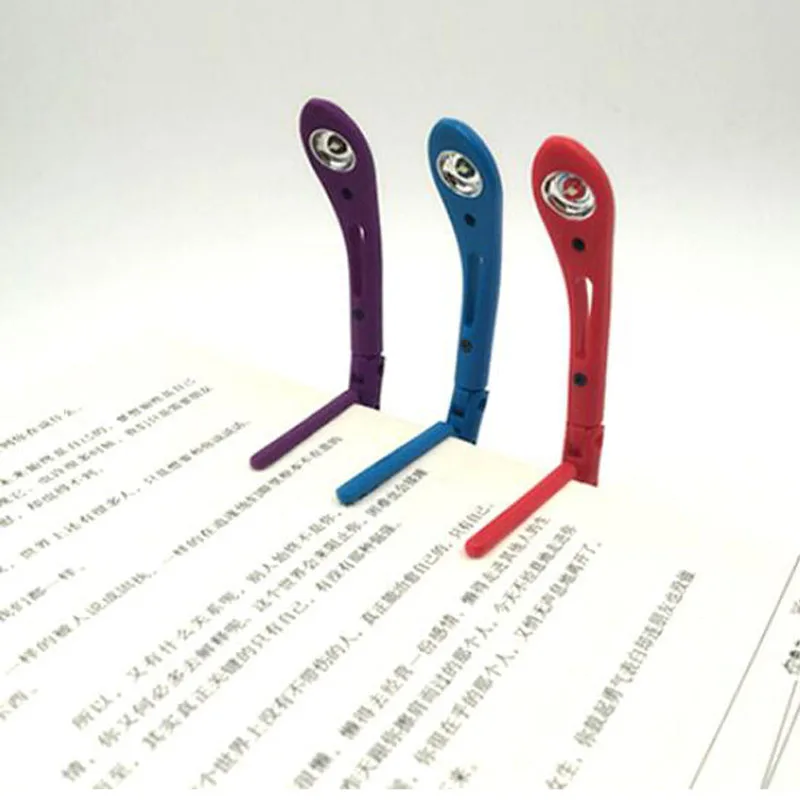 Mini Led Book Light Small, colorful and lovely folding clip Book lamp Button Cell power supply Portable lighting reading lamp
Mini Led Book Light Small, colorful and lovely folding clip Book lamp Button Cell power supply Portable lighting reading lamp
