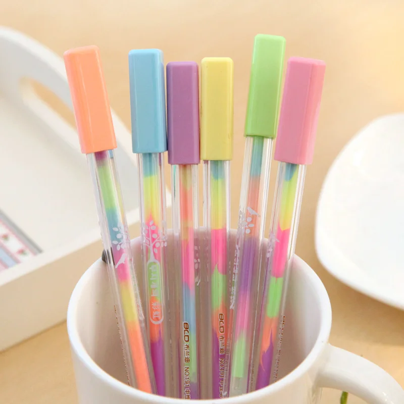 72 Pcs/Lot Rainbow Color Marker Pen for Black Paper Card Album 0.8mm Ballpoint Pens Scrapbook Stationery School Supplies
72 Pcs/Lot Rainbow Color Marker Pen for Black Paper Card Album 0.8mm Ballpoint Pens Scrapbook Stationery School Supplies