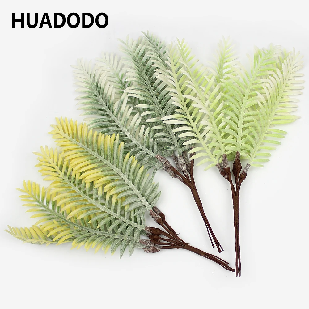 HUADODO 6 шт. искусственные мини папоротники цветы жасмин для дома свадебный венок