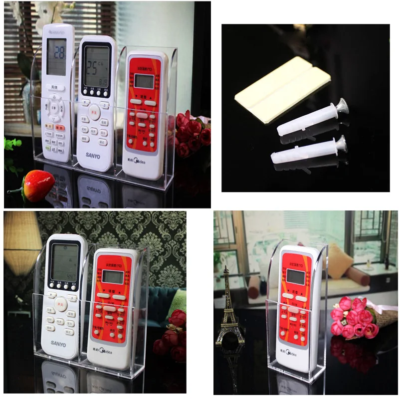 1/2/3 Slots Clear Transparent Acrylic Remote Control Holder Organizer Storage Box Holder Case Wall Mount Air Conditioner Holder
1/2/3 Slots Clear Transparent Acrylic Remote Control Holder Organizer Storage Box Holder Case Wall Mount Air Conditioner Holder