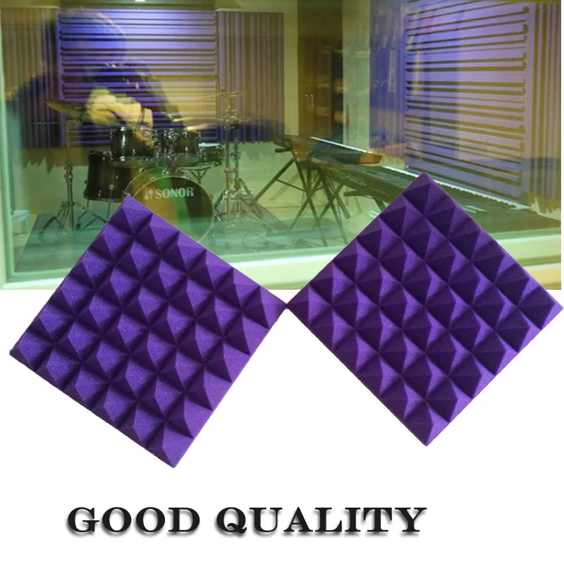 10 PCS Pyramid Tiles Acoustic Foam Studio Sound Absorption Panel Size can be Customized
10 PCS Pyramid Tiles Acoustic Foam Studio Sound Absorption Panel Size can be Customized