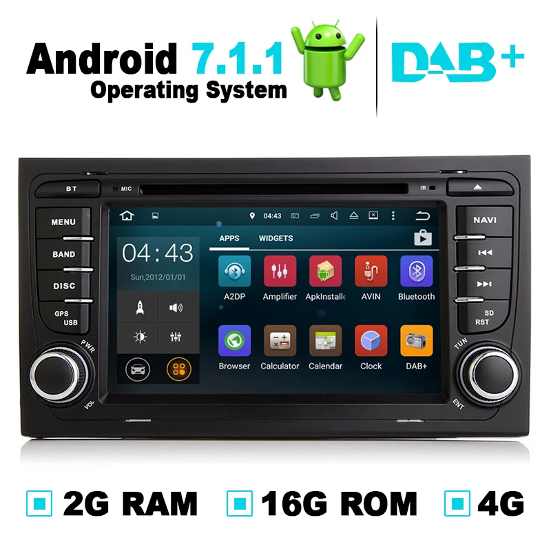 Автомобильная система GPS навигации 2 Гб ОЗУ Android 7 1 DVD плеер автомобильное радио