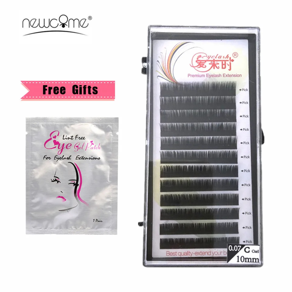 NEWCOME Individual Eyelashes Soft Lash Extension Supplies B C CC D False Mink Eyelash Extension Russian Volume Lashes 0.03-0.25
NEWCOME Individual Eyelashes Soft Lash Extension Supplies B C CC D False Mink Eyelash Extension Russian Volume Lashes 0.03-0.25