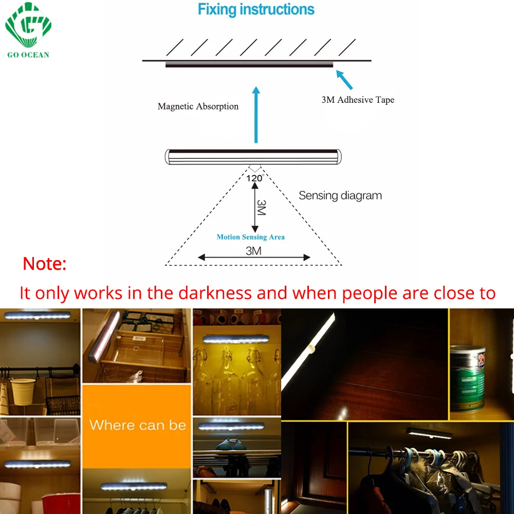 LED Night Lights USB Rechargeable motion sensor Closet Cabinet Light Wireless IR Infrared Induction Kitchen Stairs Night Lamps
LED Night Lights USB Rechargeable motion sensor Closet Cabinet Light Wireless IR Infrared Induction Kitchen Stairs Night Lamps