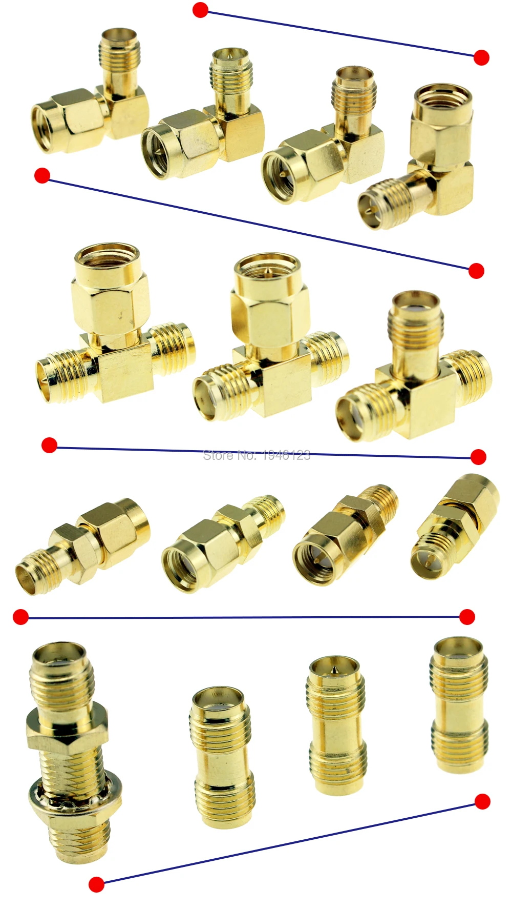 18Pcs 5.8G SM SMA Kits Connector Male Female Gold-plating Plug for RC Aircraft FPV
18Pcs 5.8G SM SMA Kits Connector Male Female Gold-plating Plug for RC Aircraft FPV
