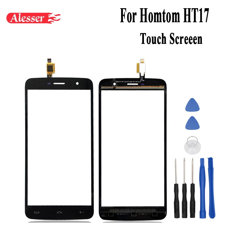 Алессер для HOMTOM HT17 сенсорный экран Идеальный Ремонт Запчасти сенсорная панель pro