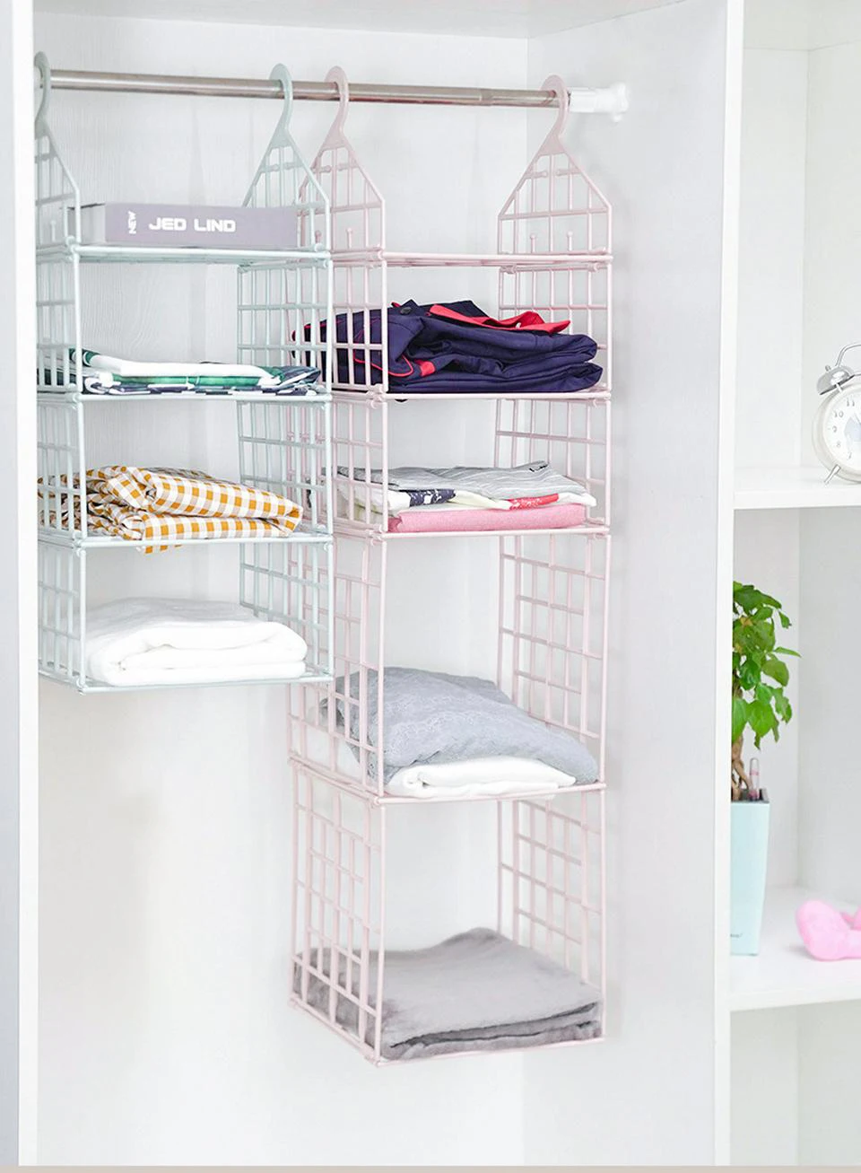 Foldable Hanging Storage Rack Multi-layer Wardrobe Hanging Bag Clothes Finishing Storage Shelves Wardrobe Bathroom Organizer
Foldable Hanging Storage Rack Multi-layer Wardrobe Hanging Bag Clothes Finishing Storage Shelves Wardrobe Bathroom Organizer