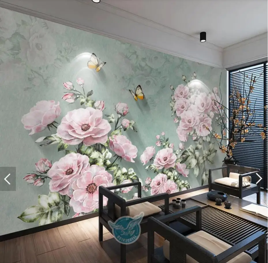 Nordic Rose Flower View Wallpaper 3D Wall Mural for Living Room Contact Paper HD 3D Wall Papers Roll Hand Painting Murals
Nordic Rose Flower View Wallpaper 3D Wall Mural for Living Room Contact Paper HD 3D Wall Papers Roll Hand Painting Murals