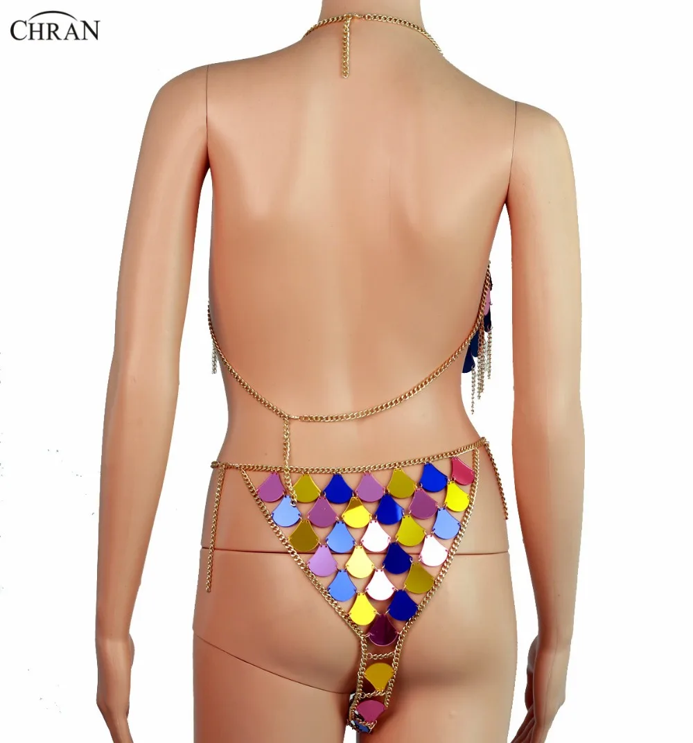 Chran EDC Chain Skirt Outfit Disco Party Panty Beach Cover Up Chain Necklace Rave Bra Bralette Lingerie Set Jewelry CRM287
Chran EDC Chain Skirt Outfit Disco Party Panty Beach Cover Up Chain Necklace Rave Bra Bralette Lingerie Set Jewelry CRM287
