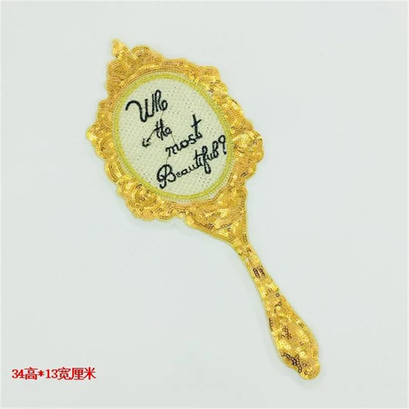 Patches for clothing T shirt Women 340mm mirror Sequined Sequins T-shirt Womens Fashion Tops Shirt Girl Patch Clothes
Patches for clothing T shirt Women 340mm mirror Sequined Sequins T-shirt Womens Fashion Tops Shirt Girl Patch Clothes