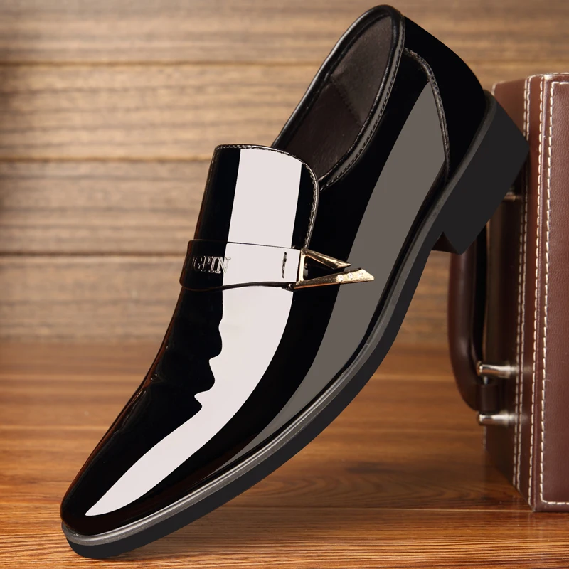 Men's dress shoes leather classic black & brown slip on loafers male wedding party shoe man elegant office formal shoes for men
Men's dress shoes leather classic black & brown slip on loafers male wedding party shoe man elegant office formal shoes for men